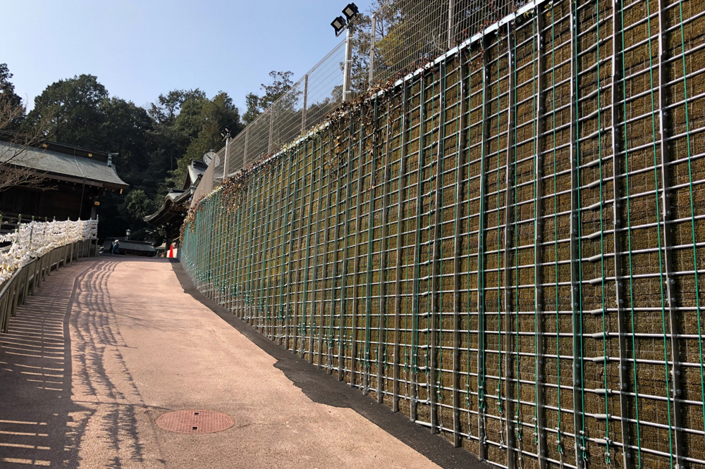 鋼製スリットウォール工法（補強土擁壁）